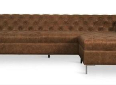 Brown Corner sofa Western style Corner suite Corner sofa Corner sofa Suite Upholstery